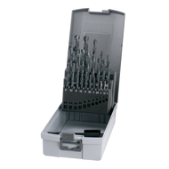 Twist drill HSS 5xD DIN338N 118° 1-5,9mm (50-piece) vapour-treated, ground